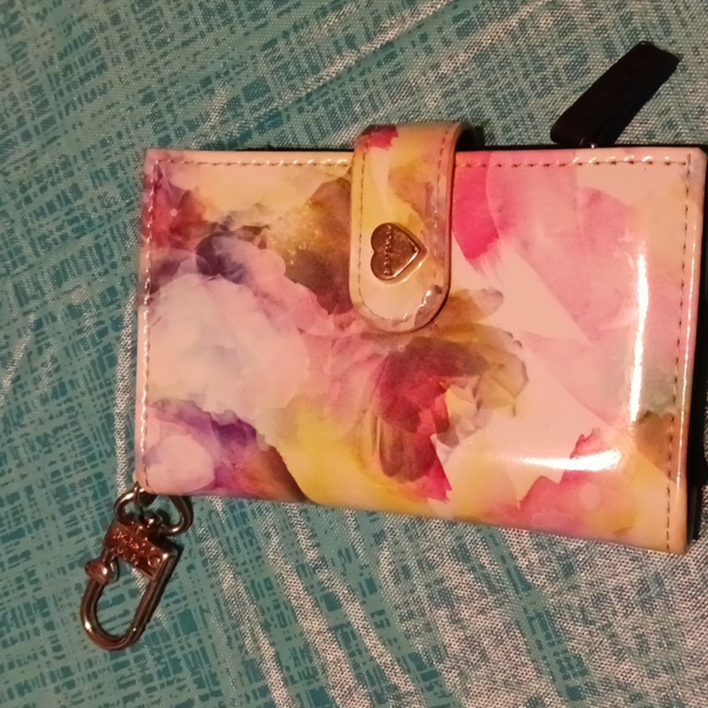NWOT, Betsey Johnson card wallet w/keyring!